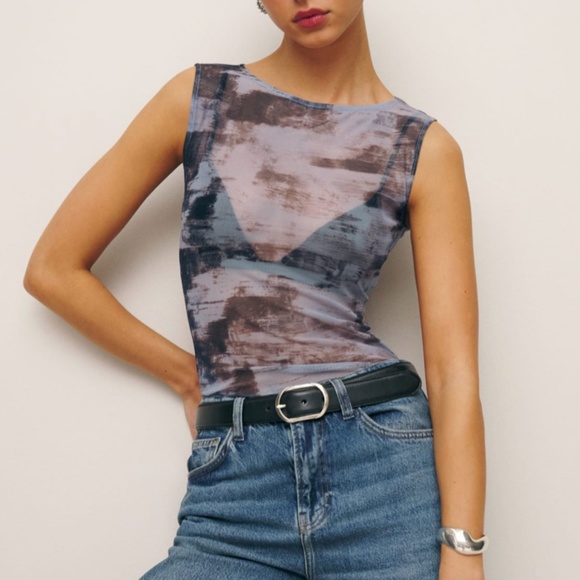 Reformation Tops - Reformation Dusk Knit - Basalt